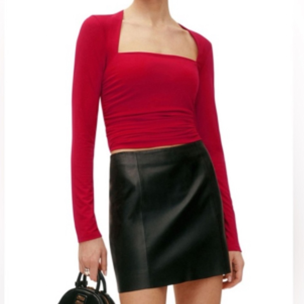 Reformation Vibrant Red Top